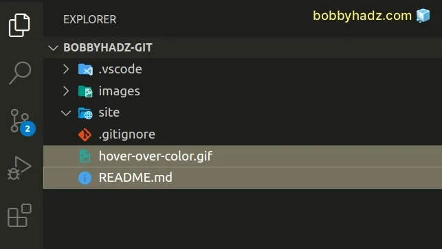 gif in same directory as markdown file