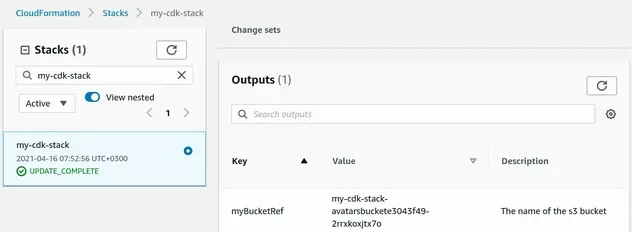 cloudformation resolved ref