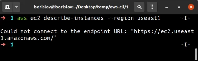 could not connect endpoint url
