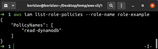 inline policy attached to role