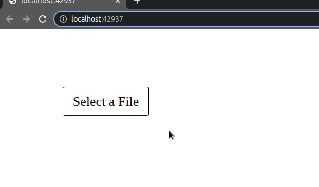 change or remove no file chosen input type file
