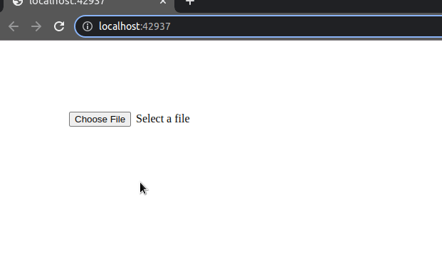 change remove no file chosen input text using js