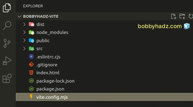 rename vite config js to-mjs