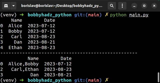 groupby concatenate strings in multiple rows using transform