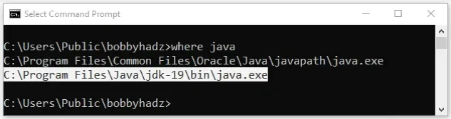 where java