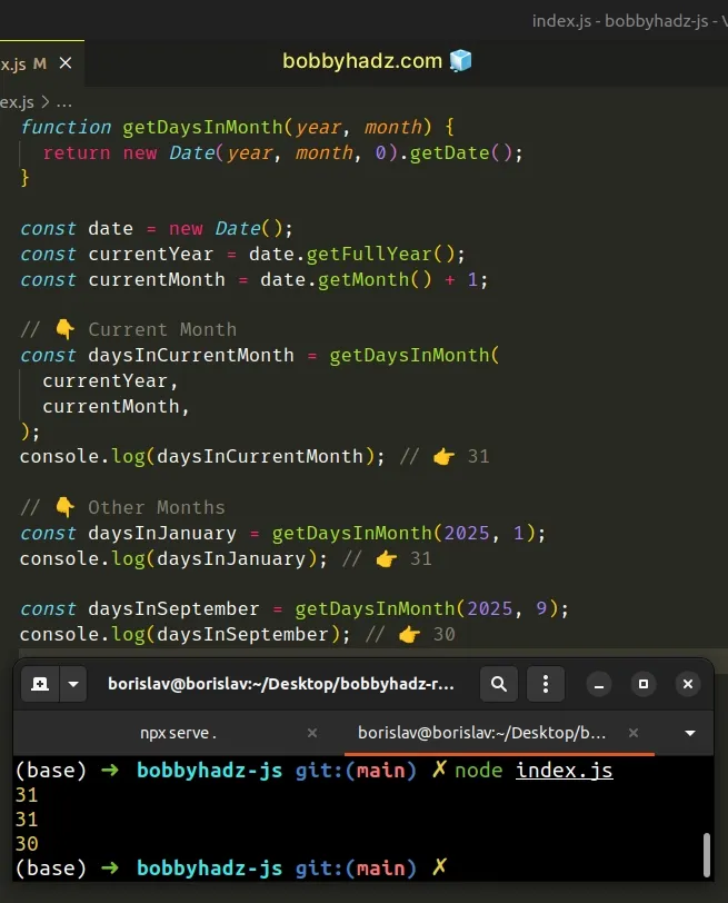 get-the-number-of-days-in-a-month-or-a-year-in-javascript-bobbyhadz