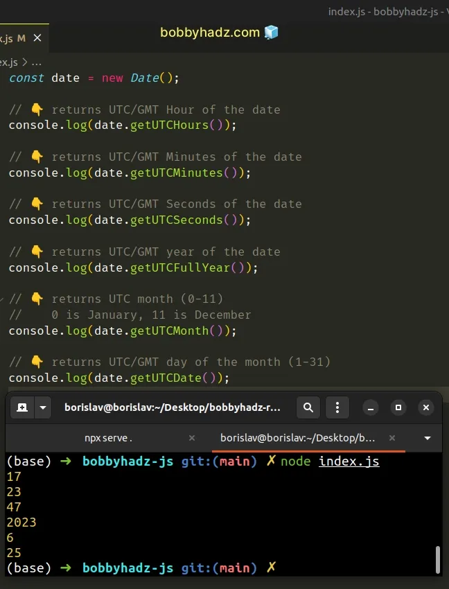 How To Get A UTC GMT Timestamp Using JavaScript Bobbyhadz