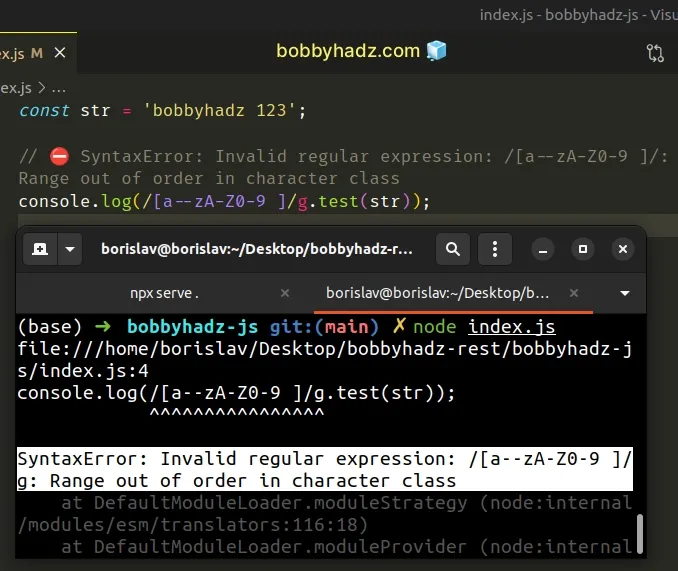 HELP!! parse error: Invalid numeric literal at line x, column x