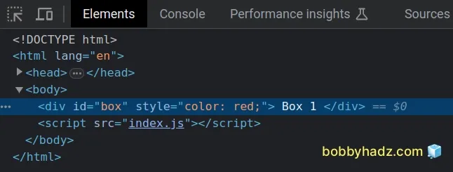 remove css style property