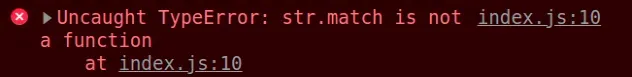 typeerror regex match is not a function
