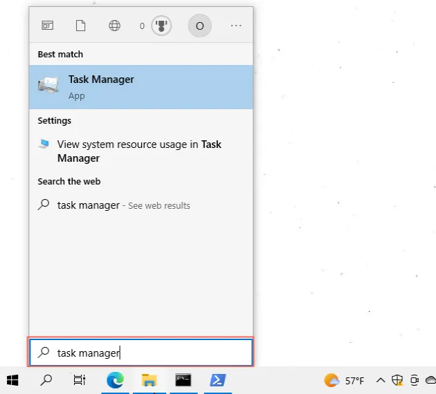 search task manager