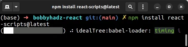 install react scripts latest version
