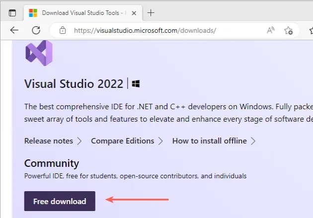 download visual studio