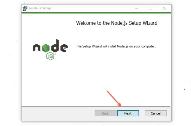 node start installer