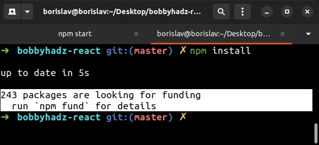  X Npm Packages Are Looking For Funding On Npm Install Bobbyhadz