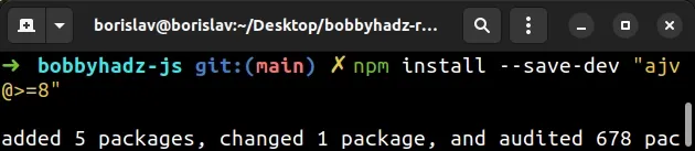 npm install peer dependency package