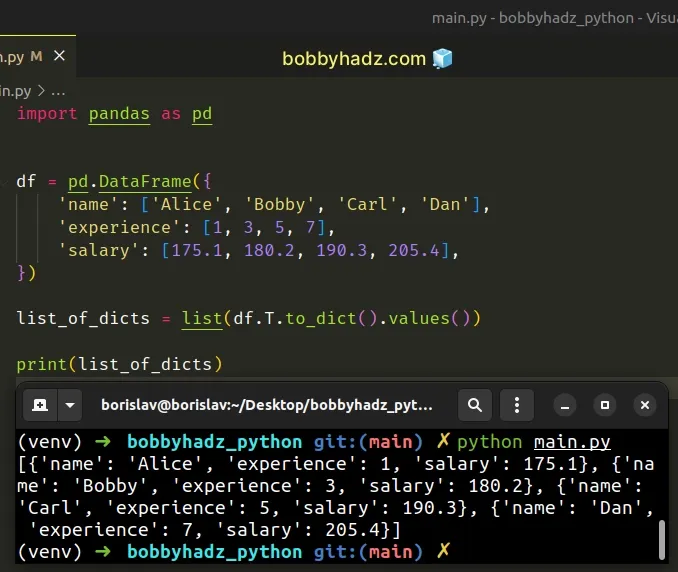 pandas-convert-a-dataframe-to-a-list-of-dictionaries-bobbyhadz