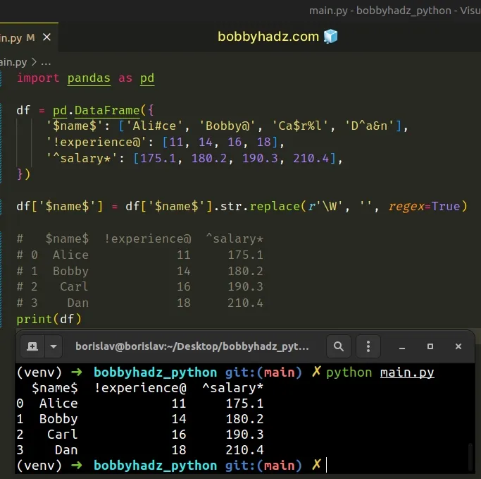 Pandas Remove Characters From Column Values