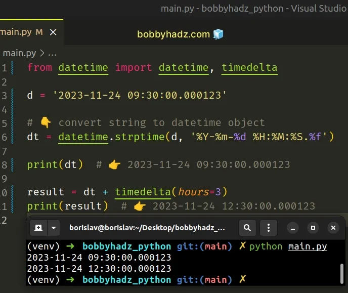 Python Add Datetime And Time