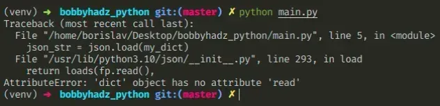 Attributeerror: 'Dict' Object Has No Attribute 'X' In Python | Bobbyhadz