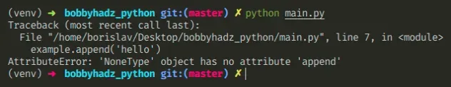 attributeerror nonetype object has no attribute