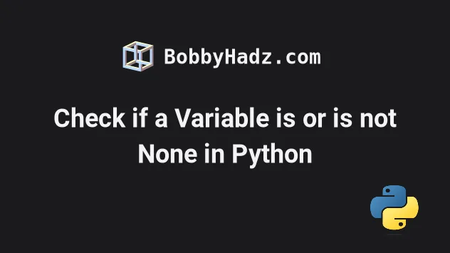 how-to-check-if-variable-is-none-in-python