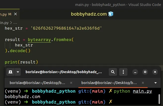 how-to-convert-from-hex-to-ascii-in-python-5-ways-bobbyhadz