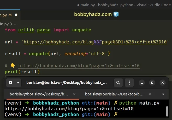 how-to-decode-url-and-form-parameters-in-python-bobbyhadz