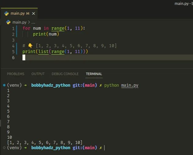For Or While Loop To Print Numbers From 1 To 10 In Python Bobbyhadz