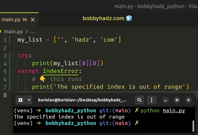 Get The First Character Of Each String In A List In Python Bobbyhadz