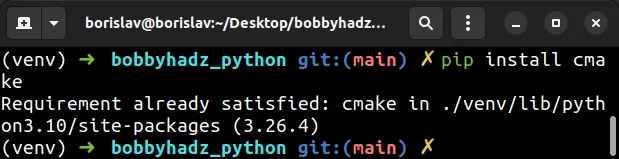 install cmake