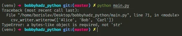 Typeerror: A Bytes-Like Object Is Required, Not 'Str' | Bobbyhadz