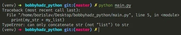 typeerror can only concatenate str not list to str