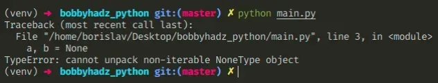 Typeerror: Cannot Unpack Non-Iterable 'X' Object In Python | Bobbyhadz