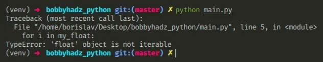 Typeerror: 'Float' Object Is Not Iterable In Python [Fixed] | Bobbyhadz
