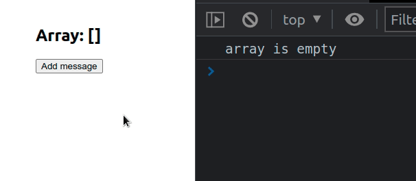 check if array is empty
