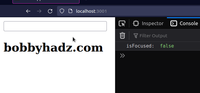 check-if-an-element-is-focused-in-react-bobbyhadz