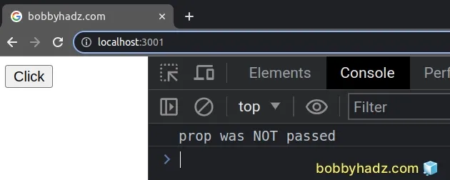 check if prop was passed to component in react