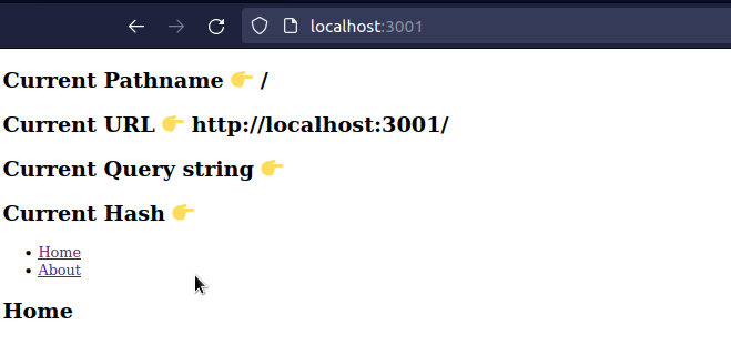 react get current url pathname