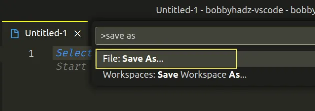 file save as
