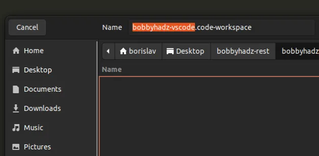 Rename a File, Folder or Workspace in Visual Studio Code | bobbyhadz