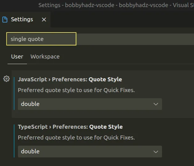 VS Code Replace Double Quotes With Single Or Vice Versa Bobbyhadz