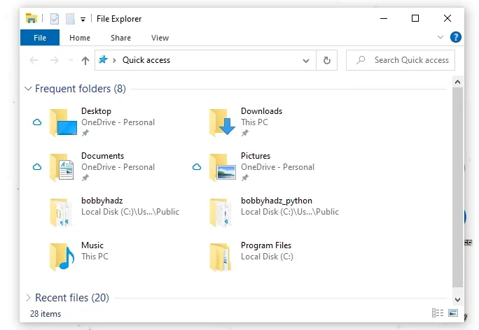 new window with file explorer with admin privileges