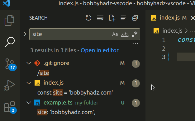 How To Search All Files In Visual Studio Code Bobbyhadz