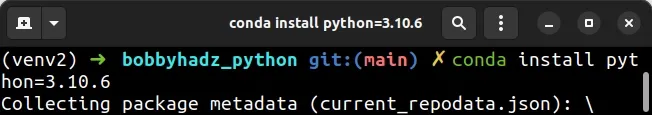 install more recent python version using anaconda