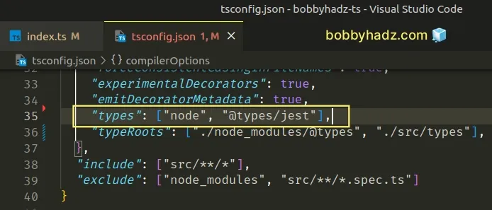 Cannot Find Type Definition File For node In TypeScript Bobbyhadz