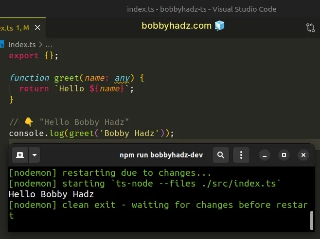 disable type checking for argument with any type