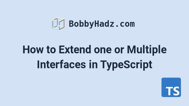 Typescript Tutorial #34 Extending interfaces in TypeScript 