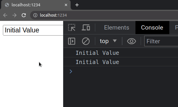 get input value in typescript