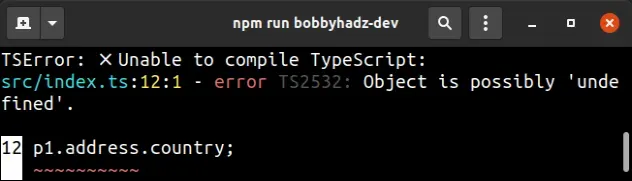 Object Is Possibly 'Undefined' Error In Typescript [Solved] | Bobbyhadz